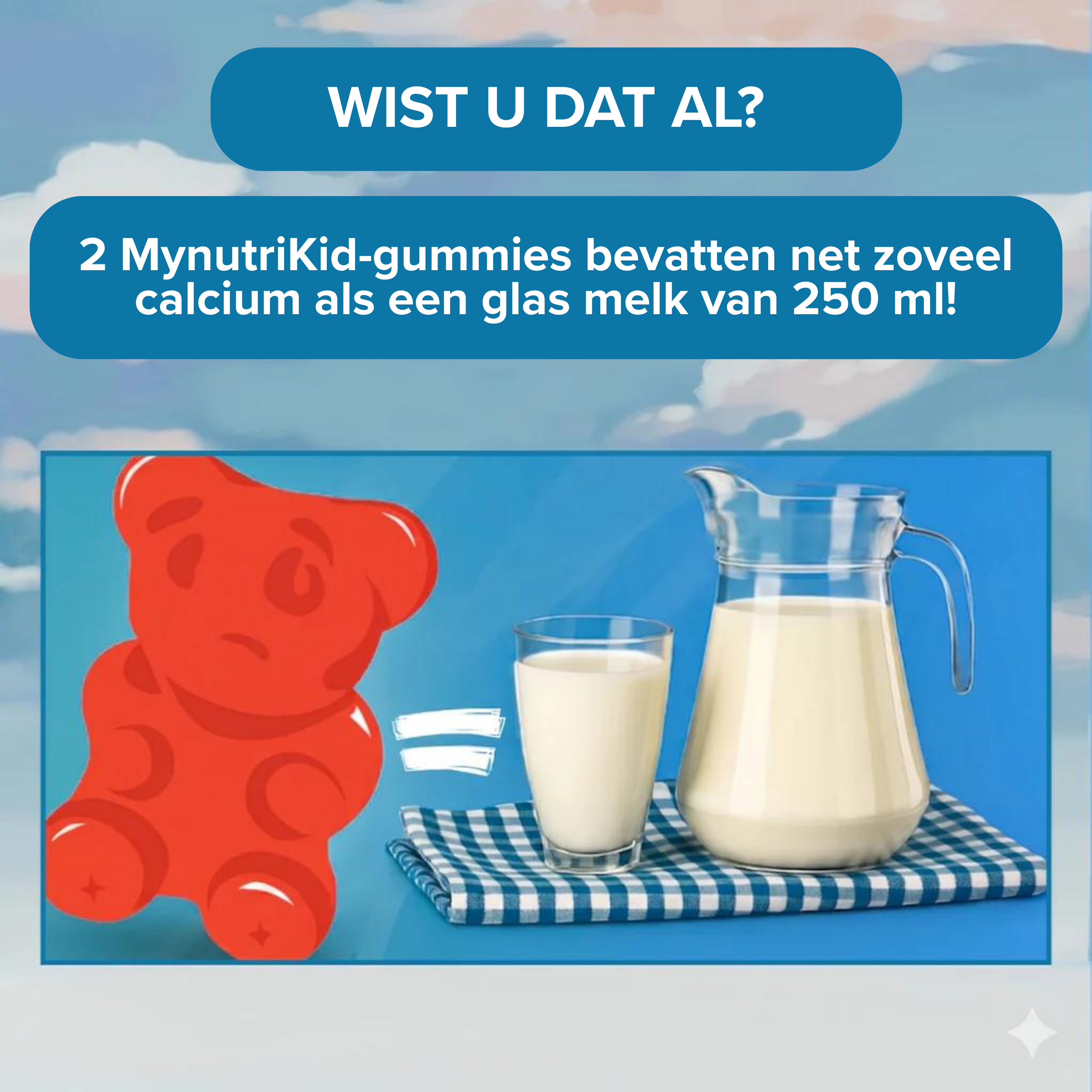 Groei+ Gummies — Dagelijkse ondersteuning voor sterke botten en gezonde groei